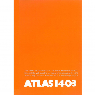 Atlas 1403 Parts Catalog